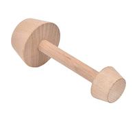 Pssopp Egg Tart Mold Double Sided Mini Pie Maker for Egg Tarts Muffins Cheesecakes Pecan Pies with Composite Wood Lightweight Design for Easy Dough Shaping DIY Desserts