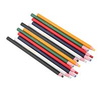 Pssopp Fabric Pencil Markers 12Pcs Mixed Colors Wood Sewing Markers, Sewing Accessories Fabric Pencil for Cloth Dressmaker Craft Crafting Tools