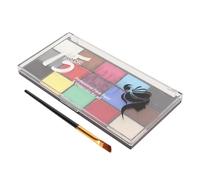 Pssopp Face Ink Halloween Makeup 15 Colors 15 Colors Soluble in Soft Ingredients for Halloween Entertainment, Ecological Texture of the Actors Make -up Actor
