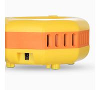 Pssopp Fast Cooling Cup with Ergonomic Non-Slip Handle Yellow Duck Pattern Mini Drink Chiller for Office Desktop (Cooling Cup with Adapter and Base)