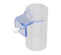 Pssopp Fish Feeding Utensils Large Size Prevent Food Scattering Transparent Acrylic Floating Shrimp Feeding Dish Set for Aquarium Fish Tank Tube, Feeder