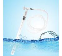 Pssopp Fish Tank Water Change Tool, PVC Aquarium Cleaner Siphon Pump, Effortless Water Changing for Medium and Large Fish Tanks