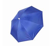 Pssopp Fishing Umbrella 65cm Adjustable Camouflage Headwear with Windproof Design Lightweight for Outdoor Activities (Blue)