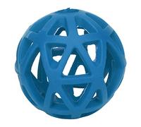 Pssopp Flexible Bite Resistant Rubber Dog Ball Teeth Grinding Toy for Interactive Pet Training (M 6.5x8cm)