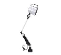 Pssopp Flexible Wood Lathe Light Articulating Work Light, 18W 24V Aluminum Alloy Flexible Wood Lathe Explosion Proof Drill Press Lamp for Industrial Grinding Machines Workshop
