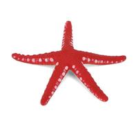 Pssopp Floating Glow in The Dark Starfish Aquarium Decorations Underwater Landscape Ornament Fish Tank Decor with 2 Color Options for Fish Tank Aquarium (Red)