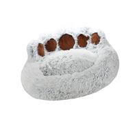 Pssopp Fluffy Donut Pet Bed, Beds and Washable Multi Purpose Comfortable Round Cat Dog Bed For Home Fluffy Donut Pet, Wear Proof Anti Slip Beds For Large Dogs Nan (XXL)