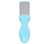 Pssopp Foot File Double Sided Stainless Steel Callus Remover with Massage Points and Ergonomic Handle 16.5 X 2.5 Cm Wet Dry Pedicure Tool for Women Men Elderly