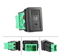 Pssopp Front Fog Light Switch Button 5 Port Plastic Metal Fog Lamp Replacement 37270 77J00 Easy Install Original Fit for SX4 Swift Alto Grand Vitara 2006 2012