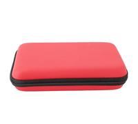 Pssopp Game Console Carrying Case Handheld Gaming Case Video Game System Storage Bag for New 3DS XL Super Edition New 2DS XL with PU Exterior Hard EVA Middle Layer 8 Card Slots (Red)