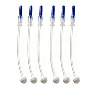 Pssopp Garden Misting Silicone Adapter 6Pcs 360 Spray Bottle Adapter, Tilted Universal Fit 360 Degree Weighted Dip Tube Replacement Multi Angle Sprayer Attachment for Spray Bottles (6 Pcs)