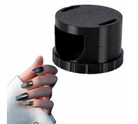 Pssopp Glass Bead Nail Tool, Nail Art Tools Tool Cat Eye Magnet Magnet Ergonomic Finger Groove Sealed Top Cover Manual Rotation with Easy Grip for Magnetic Polish Glass Bead ,