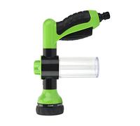 Pssopp Green Car Wash Foam Gun, Adjustable Spray Car Wash Sprayer with 6m Range and Foam Storage, No Constant Squeezing for Cars Motorcycles Garden Irrigation Animal Washing (Green)