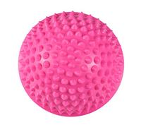 Pssopp Half Round PVC Massage Ball, Body Rolling Pods Spiky Foot Wakers Balance & Dome Yoga Balls Fitness Exercise Gym Massager, Easy to Use, Portable, for Fallen Arches, (Pink)