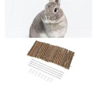 Pssopp Hamster Swing Toy, Wooden Hanging Hammock Chinchilla Chew Toys Cage Accessories for Hamster Gerbil Guinea Pig Chinchilla