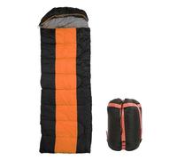 Pssopp Heating Camping Sleeping Bag, Anti Dirty and Easy to Cleanup Lightweight Multifunctional Heated Sleeping Bag for Camping Hiking(5V) (Orange)