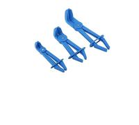 Pssopp Hose Clamp Pliers Set, ABS Plastic Insulated Flexible Hose Clamp Tool, 3 Sizes with Smooth Jaw Edges and Ergonomic Handle for Radiator Brake Fuel Line Repair (Blue)
