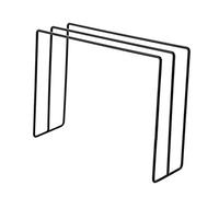 Pssopp Iron Dishcloth Holder Stand Rack for Kitchen Towel Organization in Compact Spaces (Black)