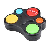Pssopp Kids Memory Toy, Plastic Educational Brain Teaser Game, Music and Light Interactive Memory Training Game for Children Aged 3 to 8 (Alien one-handed memory training game console)
