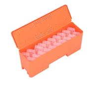 Pssopp King Cage Transport Box, Plastic with 20 Queen Bee Rearing Cages, Easy Transport and Operation for Beekeeping Enthusiasts