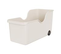 Pssopp Kitchen Storage Box, U Shaped Groove Pot Lid Organizer Countertops Spice Box Cupboard Storage Container for Kitchen Office