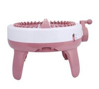 Pssopp Knitting Machine, 40 Needles Hand-Knitting Machine Manual Automatic Weaving Loom Kit Children Weaving Toy With Crochet Needles Thread