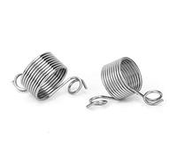Pssopp Knitting Thimble Stainless Steel Knitting Finger Ring Yarn Guide Coiled Finger Thimble Knitting Sewing Accessories