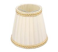 Pssopp Lamp Shade Replacement, Small Lamp Shade Classical Fabric Lampshade with Clamp On for E14 Bulb Versatile Use
