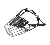 Pssopp Large Dog Muzzle, Ergonomic Design, Adjustable, Galvanized Material, Locks Dog's Mouth, Family Safety, Oral Cleanliness, Comfort for Doberman, Lightweight for Grooming Training