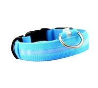 Pssopp LED Dog Collar USB Rechargeable Light Up Collar with 3 Light Modes Fast Flash Continuous Flash for Small Medium Large Dogs