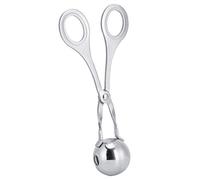 Pssopp Meatball Scoop Stainless Steel Meatball Maker with Ergonomic Handle Non Stick for Meat Shrimp Rice Balls Home Kitchen Cooking Tool (S)