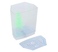 Pssopp Mini Aquarium Tank Fish Breeding Box Acrylic Isolation Hatchery with Transparent Blue Boards Dirt Groove Plug for Small Fish Shrimp Fry Hatching Observation (Single Grid)