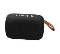 Pssopp Mini Bluetooth Speaker, ABS and Cloth Portable Bluetooth Speaker with BT 4.2, Memory Card FM Radio USB Playback, Hand Strap, Clear Bass Sound for Camping Outdoor Travel