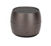 Pssopp Mini Bluetooth Speaker, IP67 Portable Wireless Speaker, Bluetooth 5.0 USB Rechargeable with Built in Mic Aluminum Alloy for Shower Car Hiking Bathroom (Dark Gray)