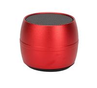 Pssopp Mini Bluetooth Speaker, IP67 Portable Wireless Speaker, Bluetooth 5.0 USB Rechargeable with Built in Mic Aluminum Alloy for Shower Car Hiking Bathroom (Red)