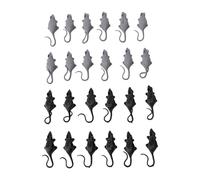 Pssopp Mini Fake Mouse Toys 24 Piece Realistic Plastic Set