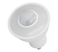 Pssopp Motion Sensor Bulb, 5W GU10 LED Light Bulb 6000K Cool White 500LM with SMD2835 Beads Infrared Human Induction for Indoor Lighting Aluminum + PC Maximum Diameter 5cm Total