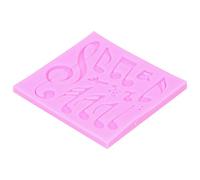 Pssopp Musical Note Cake Chocolate Soap Aromatherapy Mold, Fondant & Gum Paste Molds Mold, Food Grade Silicone Musical Candy Non Stick for Party Size 10.5 X 11cm