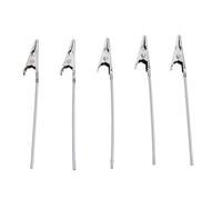 Pssopp Office Memo Holders 100Pcs Memo Clips, Spring Clamp Place Name Card Pictures Card Paper Note Holder Clamp/Holder for Office Home Use Desk Accessories Nan