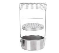 Pssopp Paint Brush Washer Oil Painting Pen Straight Washing Barrel Holder Stainless Steel Paint Brush Cleaner Filter Screen Holder for Artists
