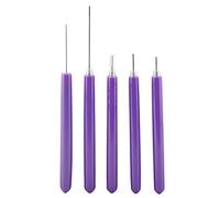 Pssopp Paper Quilling Tools Set, Slotted Tools 5 Sizes Quilling Paper Craft with Tweezers Curling for Beginners Making 3D Flowers Decorations