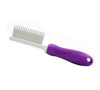 Pssopp Pet Comb Detangling Dog Comb, Stainless Steel Detangler Grooming Tool Accessories for Removing Matted Fur Knots and Dog Grooming Supplies ()