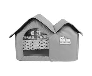 Pssopp Pet Cooling House,Bite Resistant Oxford Cloth Pet Air Conditioner House with Waterproof Ice Packs Large Dog Shelter Cooling Design Cat House Pet Cave for Kitten Cat Puppy (2)