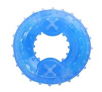 Pssopp Pet Cooling Toy, Freeze Cooling Teether Dog Toy Chewing Donuts Teething Snack Frozen Summer Training Toy Puzzle Cooling Toy Bite Chew TPR Filtering Food Funny Frozen Toys Soothes