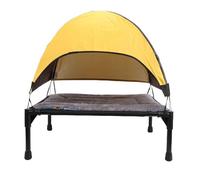 Pssopp Pet Cot Elevated Outdoor Dog Bed, Outside Dog Cots Pet Bed Cooling Camping Tent for Pets Outdoor Activities Use Travel Supplies