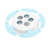 Pssopp Pet Feeder Puzzle Toy Interactive Cat Puzzle Feeder Toy, Mental Stimulation Treat Dispenser Enrichment for Pet Training Entertainment Cat Toys (Blue)