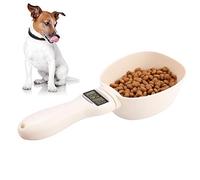 Pssopp Pet Food Measuring Scoop with Digital Scale for Dogs and Cats - Precise Electronic Weighing Spoon for Accurate Dry Food Measurement and Portion Control
