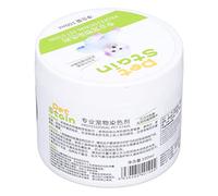 Pssopp Pet Hair Dye Dog Hair Color Pet Fur Dye Plant-Based Safe Non- Semi-Permanent Permanent Vibrant Fashionable Colors Easy to Use 100ml with Wide Opening for DIY Grooming (Black jade)