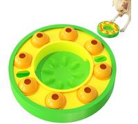 Pssopp Pet Puzzle Slow Feeder Toy, Versatile and Adjustable Interactive Intellectual Training Unique Dog Food Puzzle Toy for All Breeds Health Eating (Green)