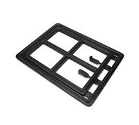 Pssopp Pet Screen Doors, Easy to Control, Automatic Lock, ABS, Strong Magnetic Design, All Breeds Dogs Cats Pigs, Prevent Door Hitting Pets Hind Legs, Easy Install in (Large size (field style))